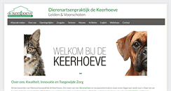 Desktop Screenshot of keerhoeve.nl